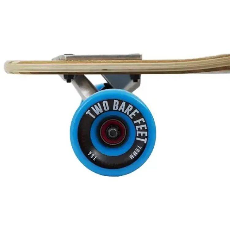 Two Bare Feet Brock Complete Longboard - Natural/Blue 42''