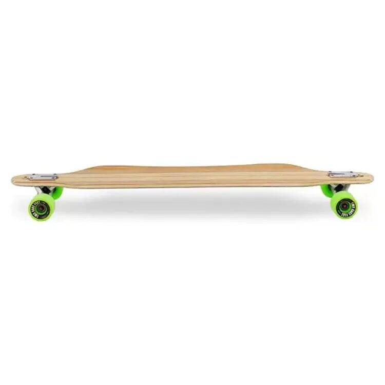 Two Bare Feet Brock Complete Longboard - Natural/Green 42''