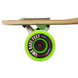 Two Bare Feet Brock Complete Longboard - Natural/Green 42''