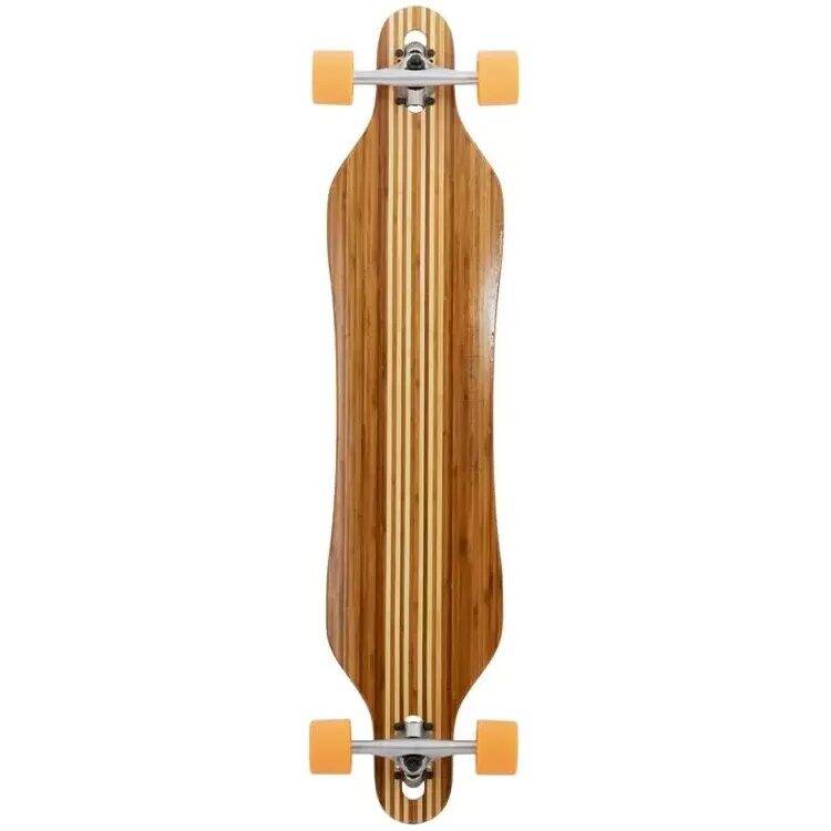 Two Bare Feet Brock Complete Longboard - Natural/Orange 42''
