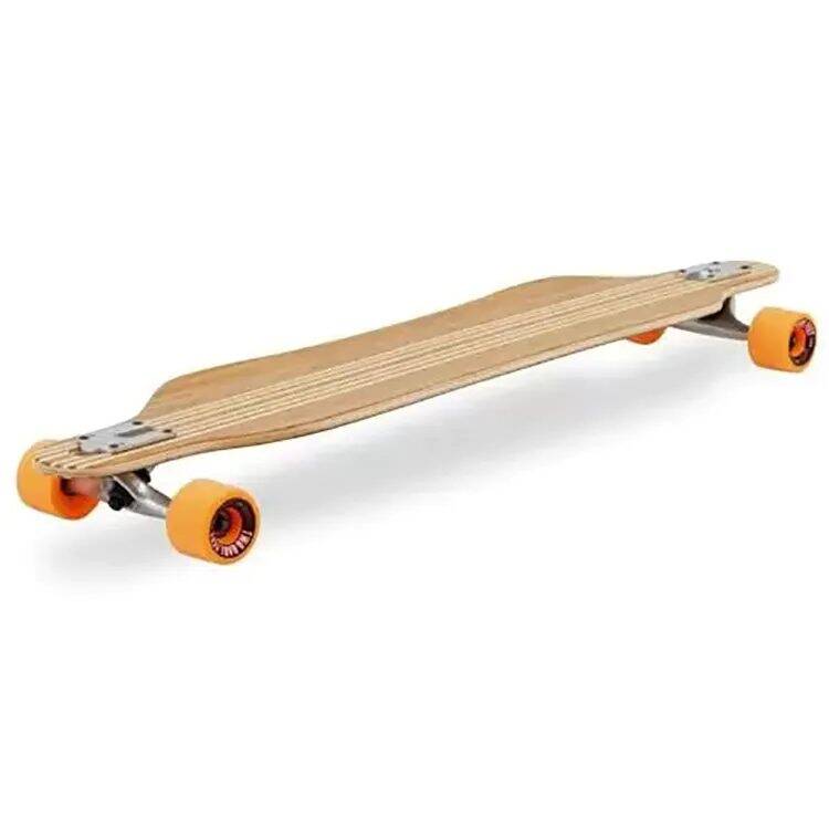 Two Bare Feet Brock Complete Longboard - Natural/Orange 42''