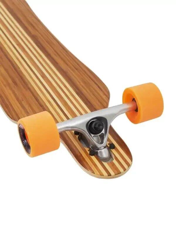 Two Bare Feet Brock Complete Longboard - Natural/Orange 42''
