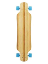 Two Bare Feet Larry Complete Longboard - Natural/Blue 39''