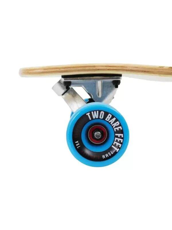 Two Bare Feet Larry Complete Longboard - Natural/Blue 39''
