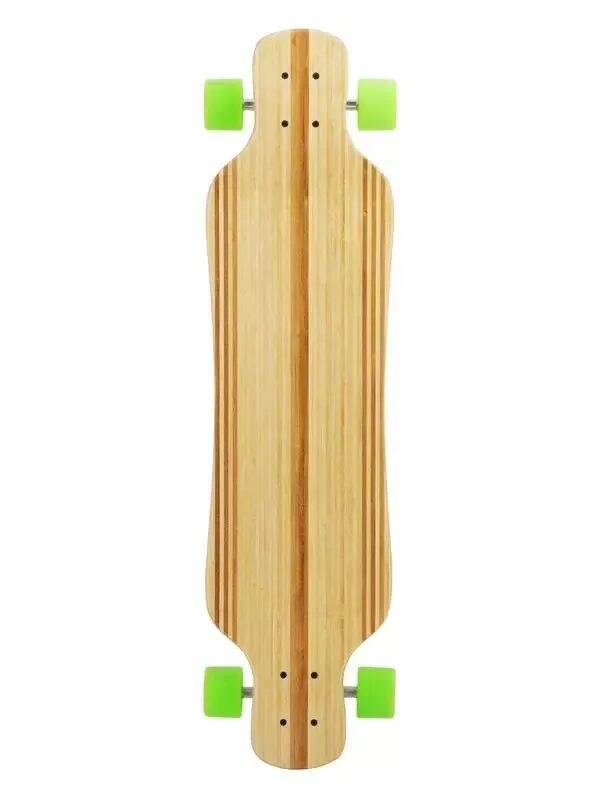 Two Bare Feet Larry Complete Longboard - Natural/Green 39''