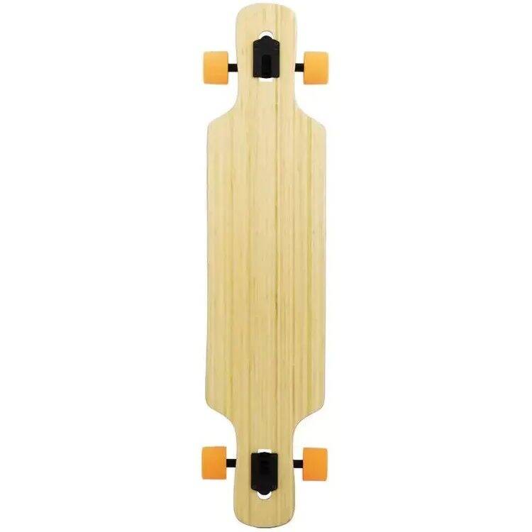 Two Bare Feet Parker Complete Longboard - Natural/Orange 42.5''