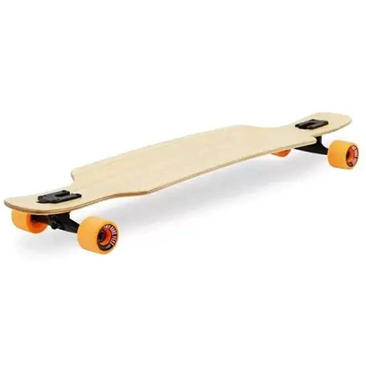 Two Bare Feet Parker Complete Longboard - Natural/Orange 42.5''
