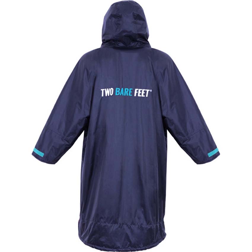 Two Bare Feet Weatherproof Changing Robe with Changing Mat - Navy/Blue