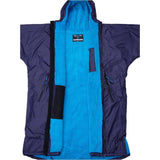 Two Bare Feet Weatherproof Changing Robe with Changing Mat - Navy/Blue