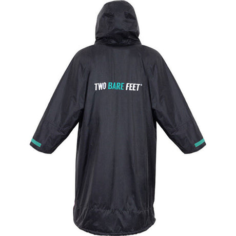 Two Bare Feet Weatherproof Changing Robe with Changing Mat - Black/Teal