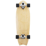 Two Bare Feet Carver Complete Longboard - Natural/Black 31''