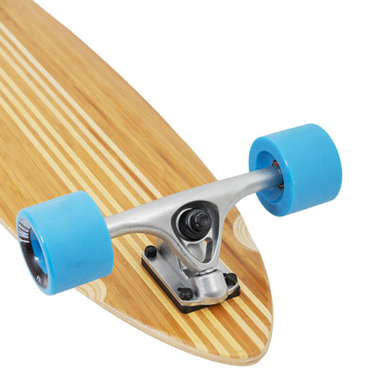 Two Bare Feet The Chad Complete Longboard - Natural/Blue 42''