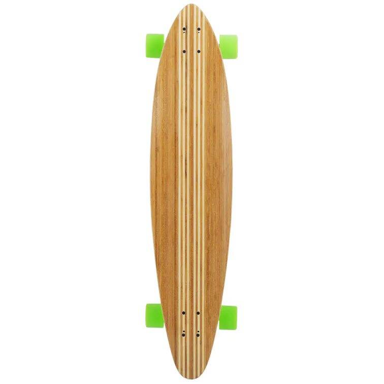 Two Bare Feet The Chad Complete Longboard - Natural/Green 42''