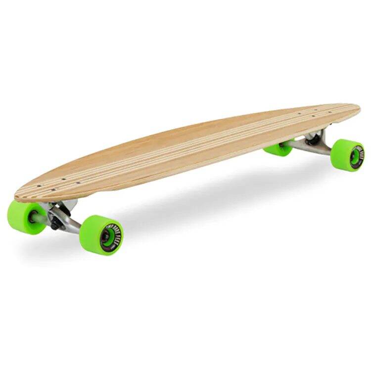 Two Bare Feet The Chad Complete Longboard - Natural/Green 42''