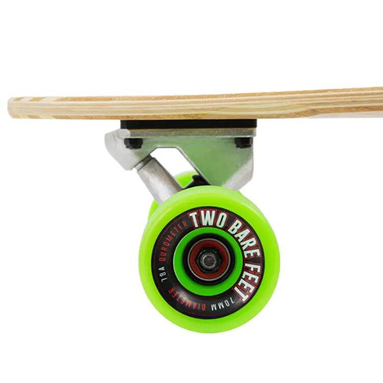 Two Bare Feet The Chad Complete Longboard - Natural/Green 42''