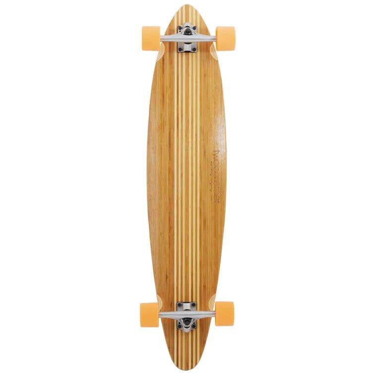 Two Bare Feet The Chad Complete Longboard - Natural/Orange 42''