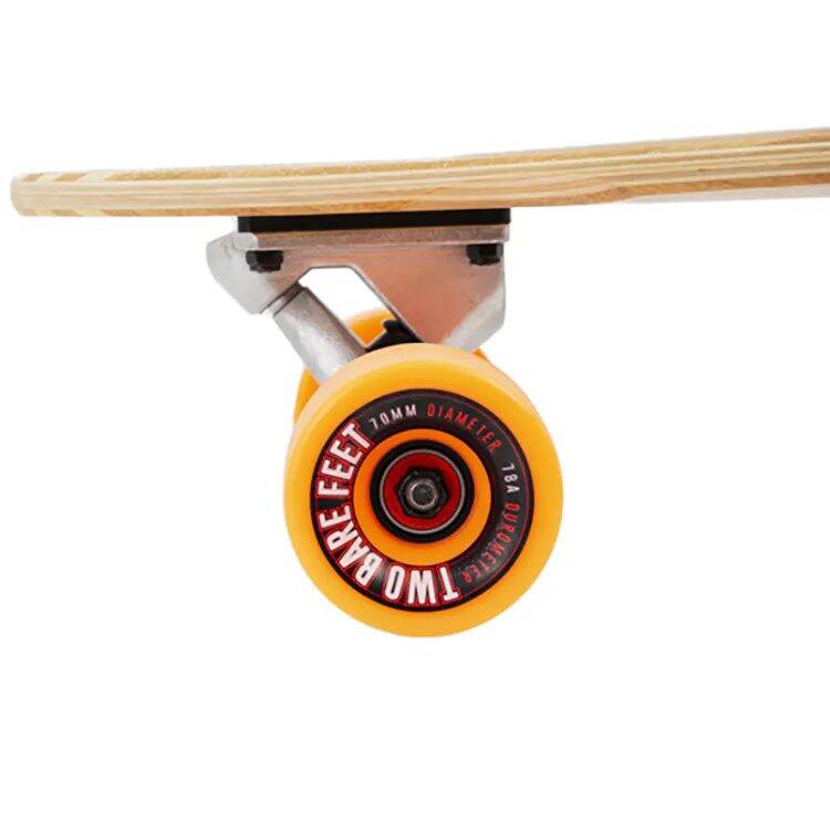 Two Bare Feet The Chad Complete Longboard - Natural/Orange 42''