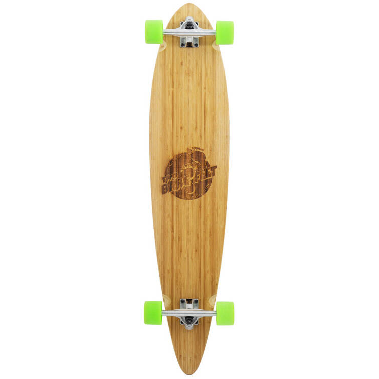 Two Bare Feet The Chuck Complete Longboard - Natural/Green 44''