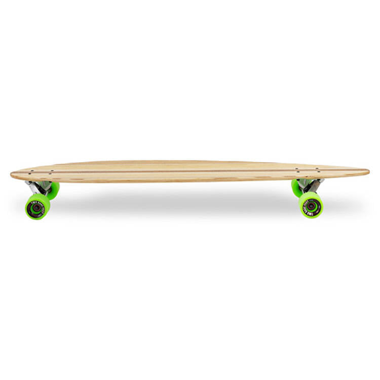 Two Bare Feet The Chuck Complete Longboard - Natural/Green 44''