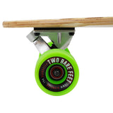 Two Bare Feet The Chuck Complete Longboard - Natural/Green 44''