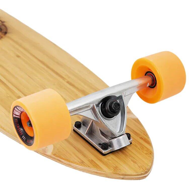 Two Bare Feet The Chuck Complete Longboard - Natural/Orange 44''