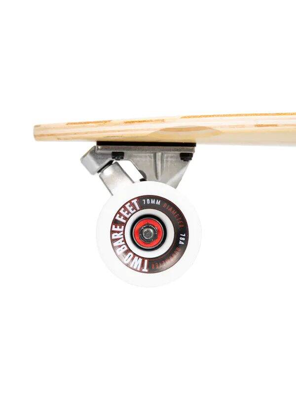 Two Bare Feet The Deacon Complete Longboard - Natural/White 40''