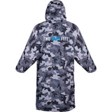 Two Bare Feet Junior Weatherproof Changing Robe & Mat - Camo/Blue