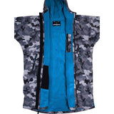 Two Bare Feet Junior Weatherproof Changing Robe & Mat - Camo/Blue