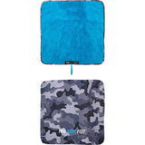 Two Bare Feet Adult Weatherproof Changing Robe - Camo/Blue
