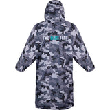 Two Bare Feet Junior Weatherproof Changing Robe & Mat - Camo/Teal