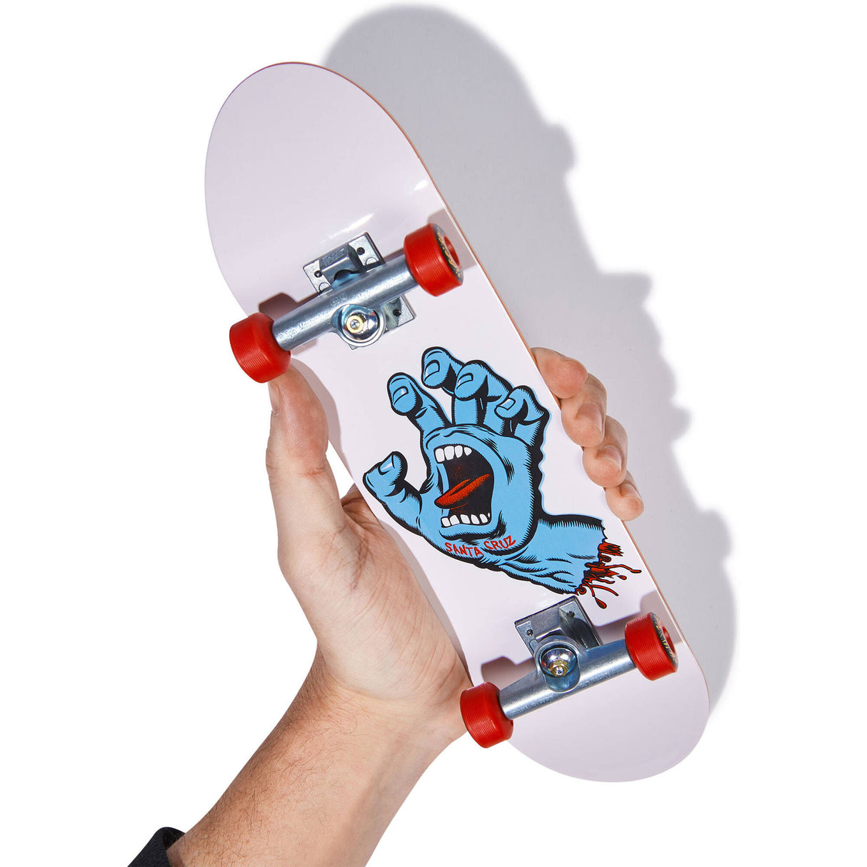 Tech Deck Santa Cruz Handboard - White/Blue
