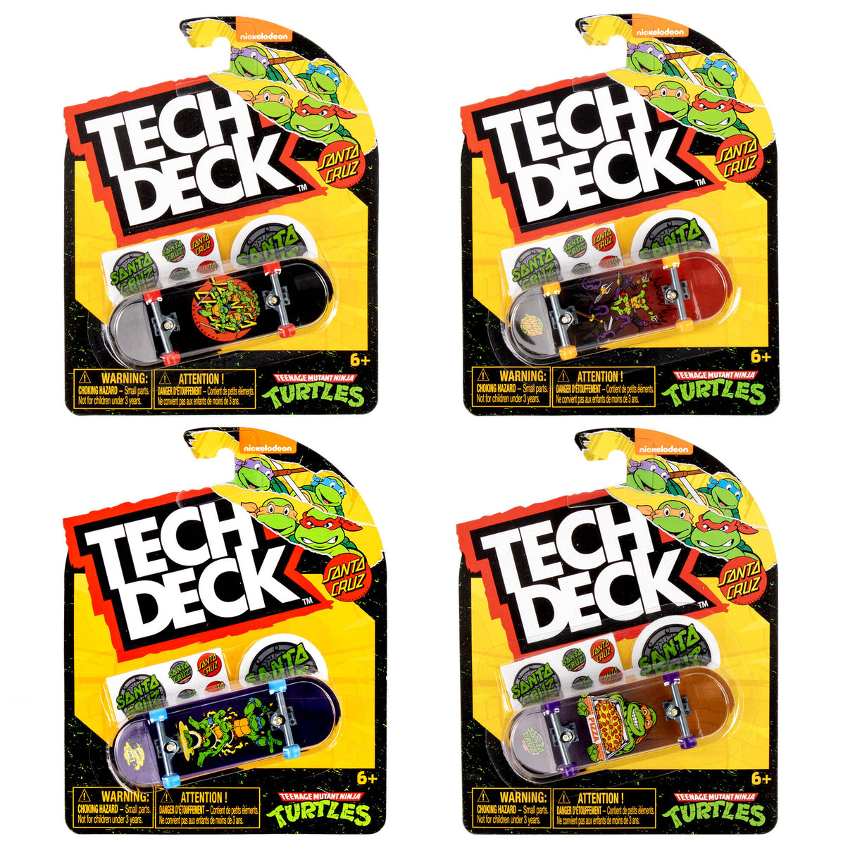 Tech Deck Santa Cruz x TMNT Fingerboard - Random