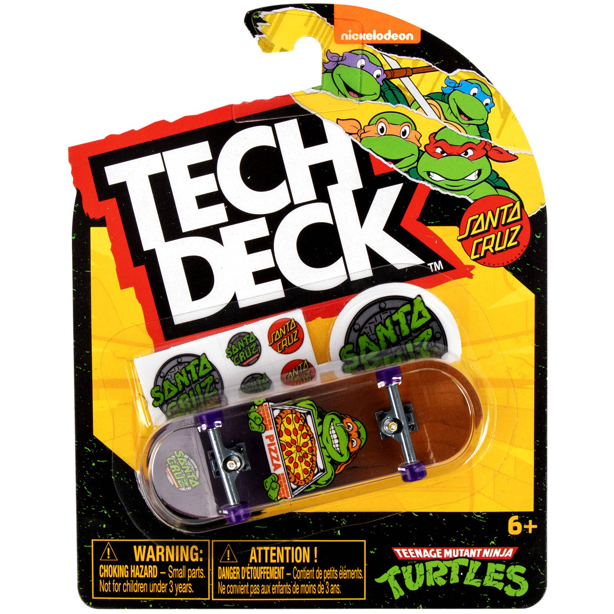 Tech Deck Santa Cruz x TMNT Fingerboard - Random