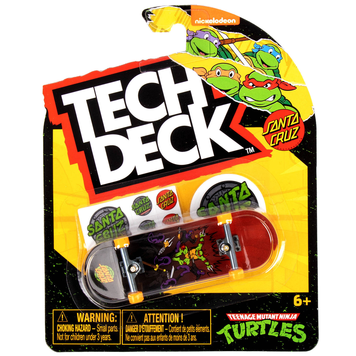 Tech Deck Santa Cruz x TMNT Fingerboard - Random