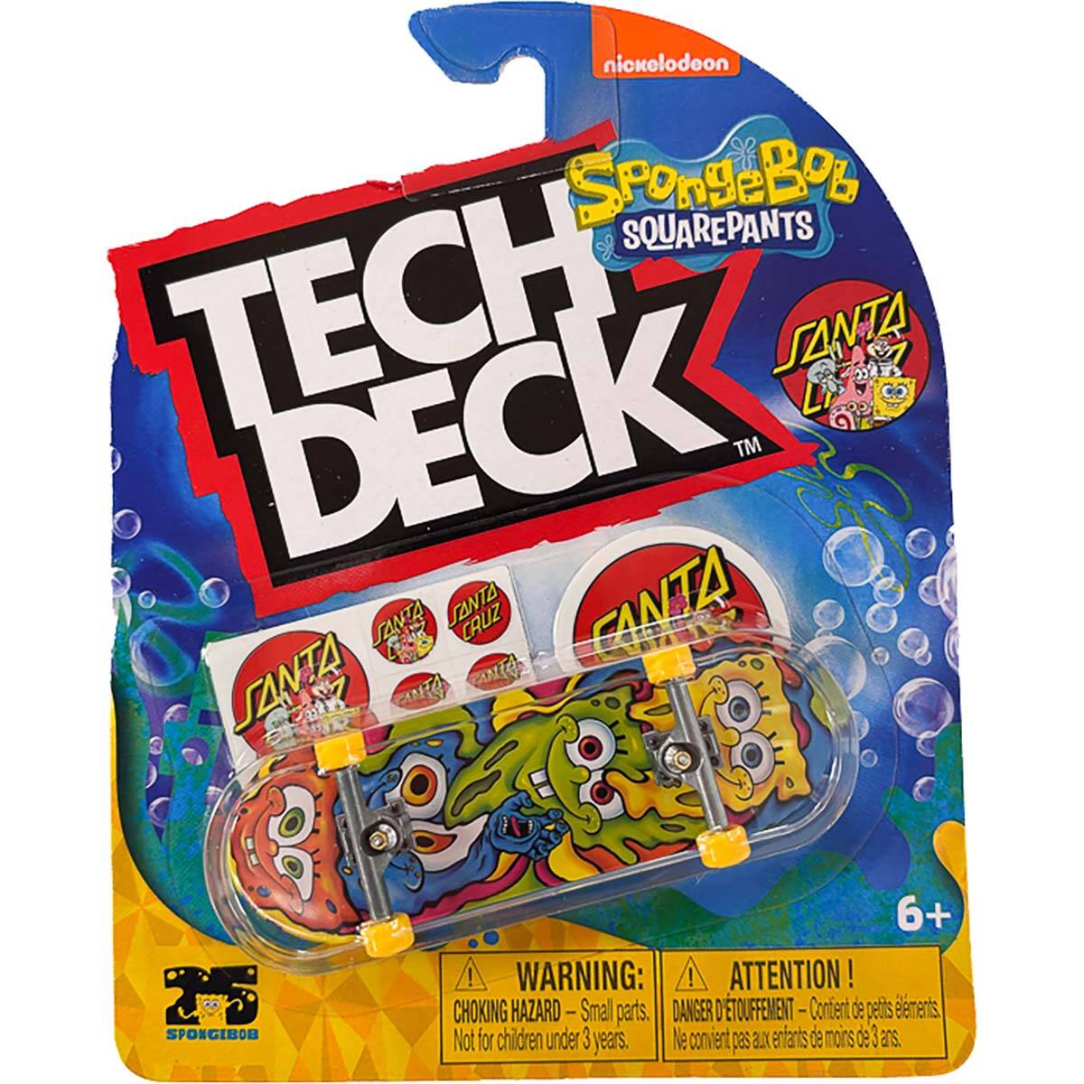 Tech Deck Santa Cruz x Spongebob Fingerboard - Random