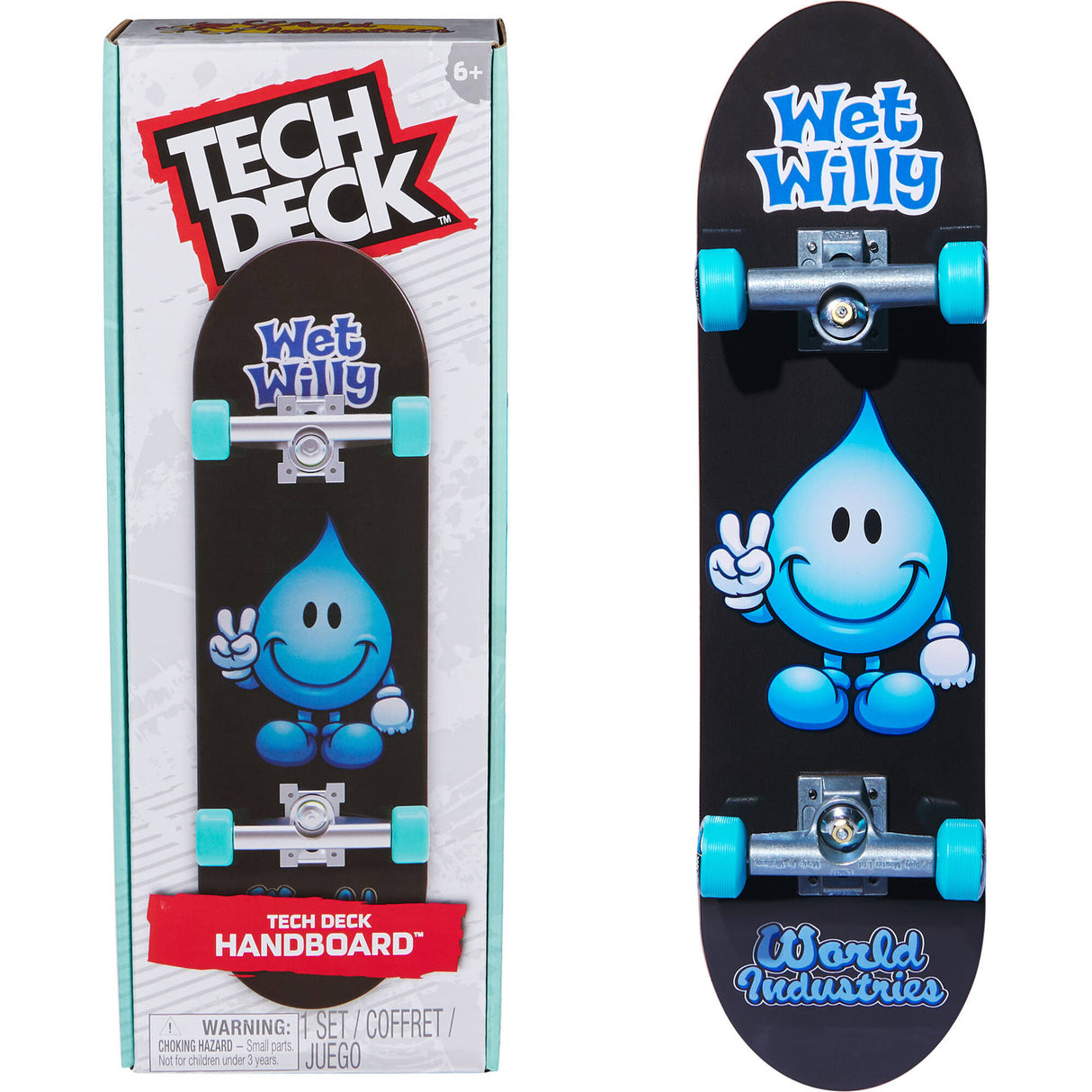 Tech Deck World Industries Handboard - Black/Blue