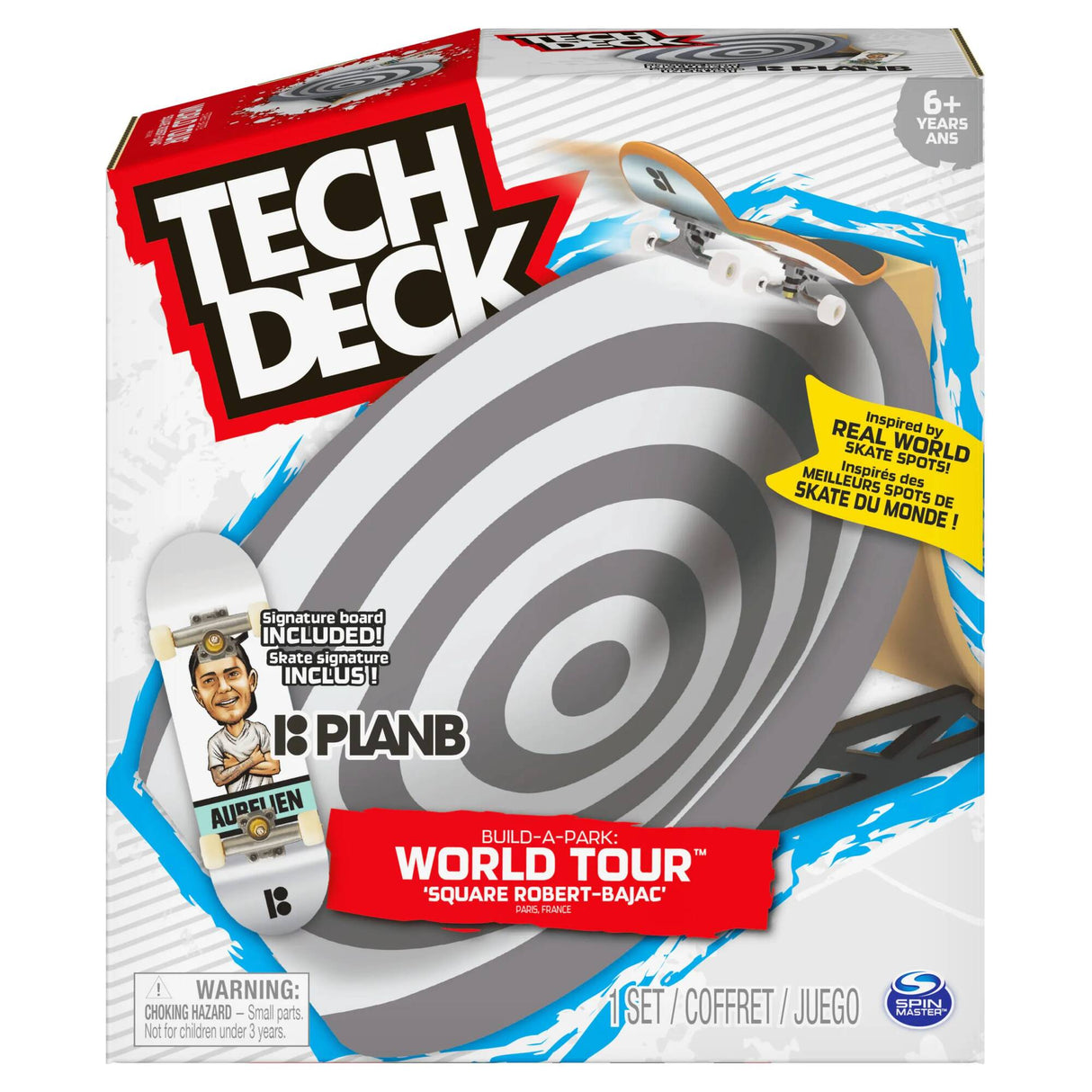 Tech Deck Build a Park: World Tour - Square Robert-Bajac