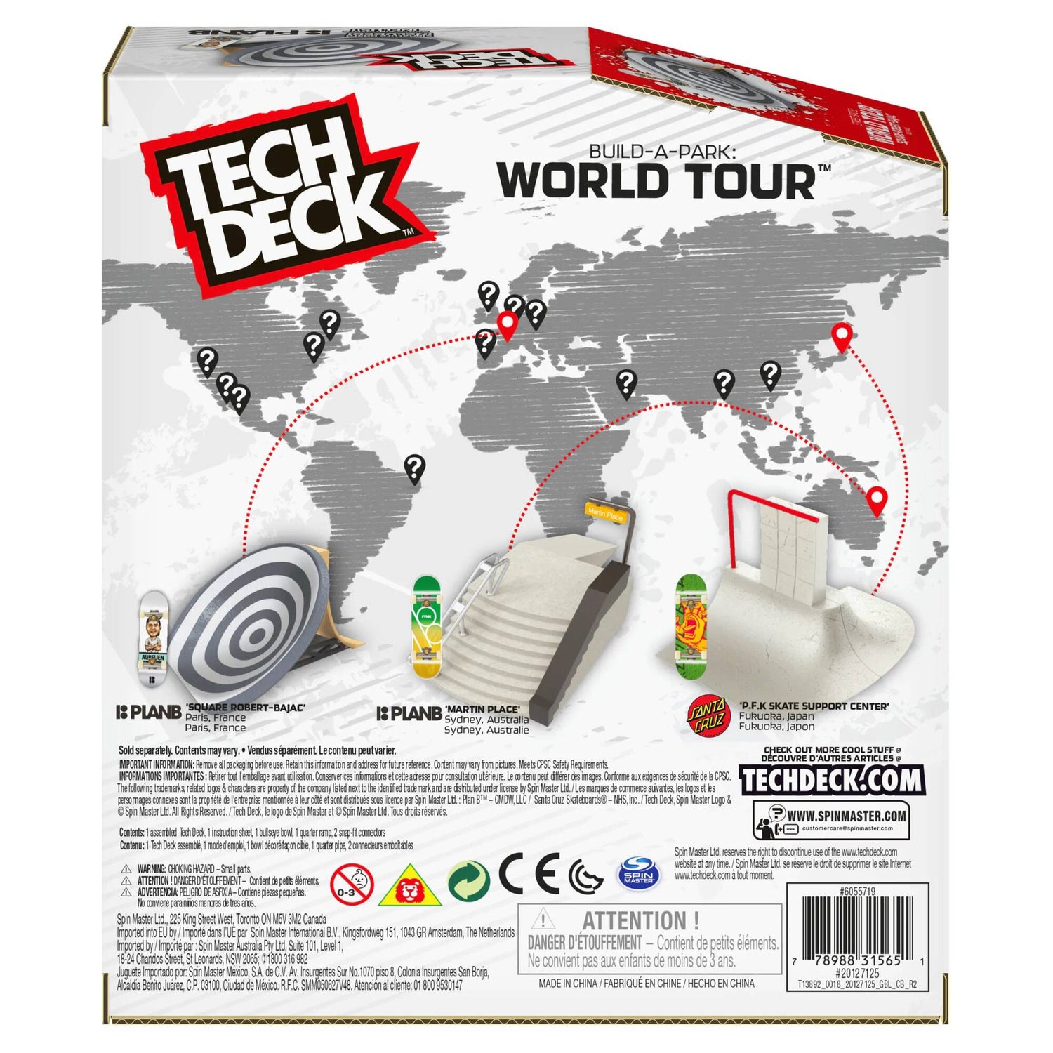 Tech Deck Build a Park: World Tour - Square Robert-Bajac