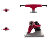Tensor Alloys Skateboard Trucks - Crimson/Raw 5.25"