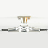 Tensor Alum Stencil Mirror Skateboard Trucks - Raw/Gold Fade 5.25"