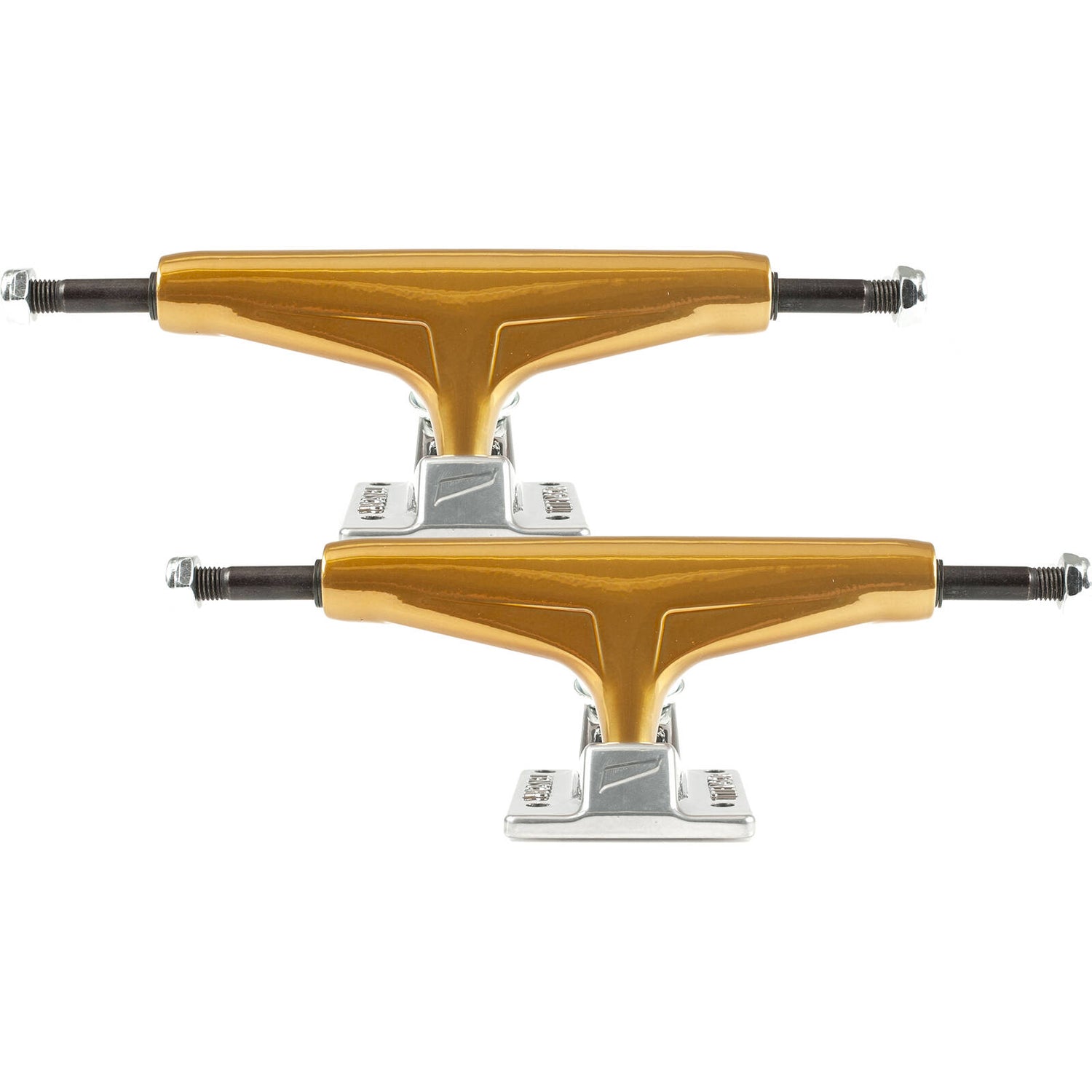 Tensor Mag Light Glossy Skateboard Trucks - Gold/Silver 5.25"