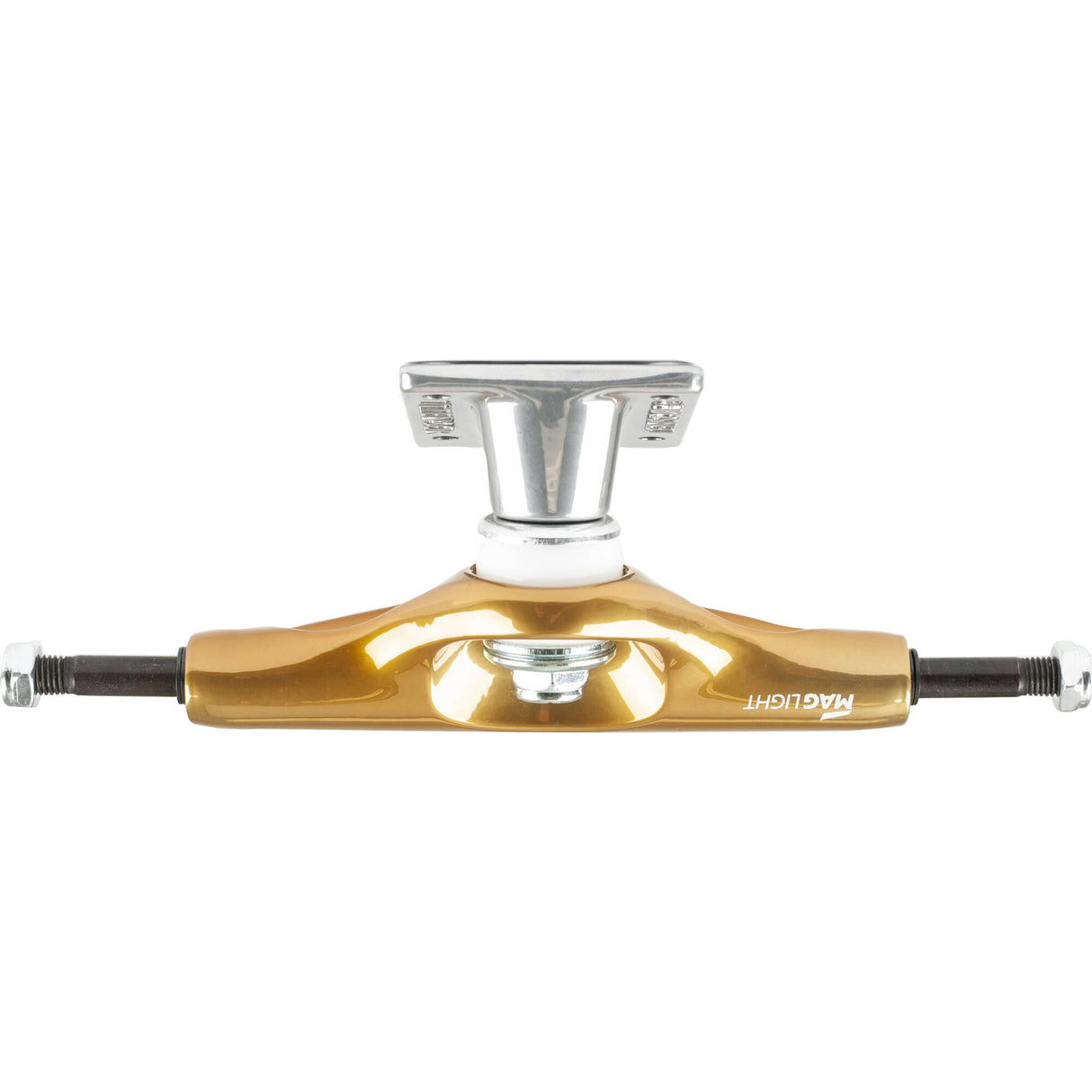 Tensor Mag Light Glossy Skateboard Trucks - Gold/Silver 5.25"