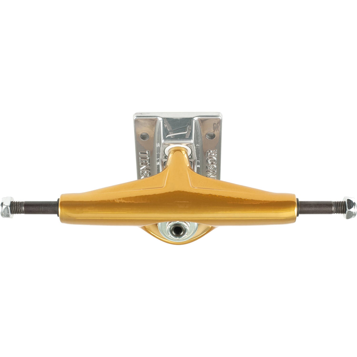Tensor Mag Light Glossy Skateboard Trucks - Gold/Silver 5.25"