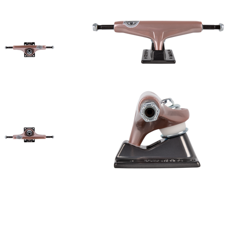 Tensor Mag Light Glossy Skateboard Trucks - Rose Gold/Gunmetal 5.5"