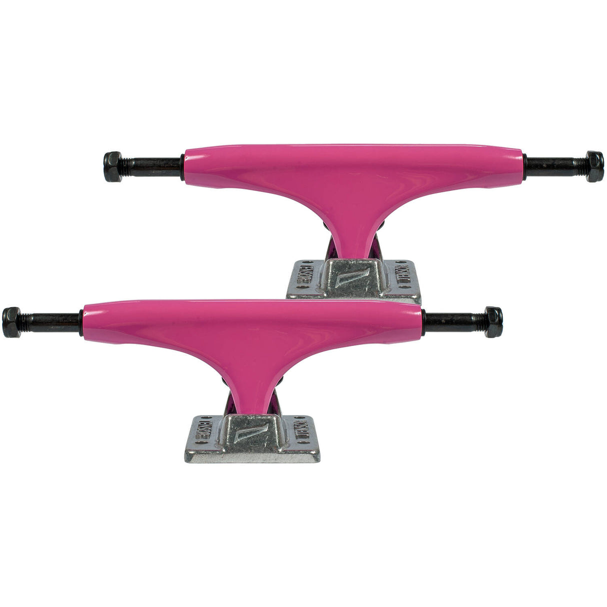 Tensor Alloys Skateboard Trucks - Pink/Raw 5"