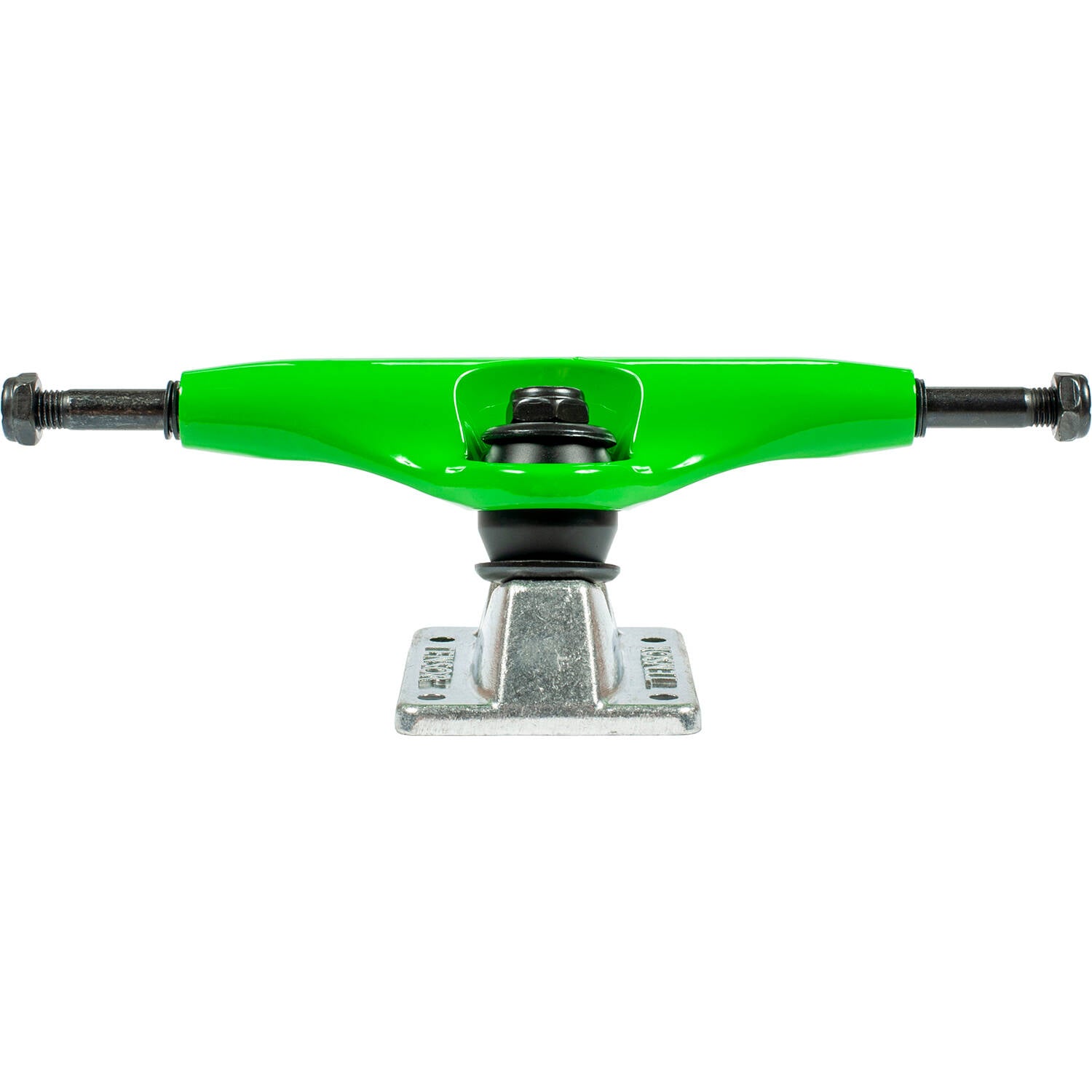 Tensor Alloys Skateboard Trucks - Green/Raw 5.5"