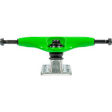 Tensor Alloys Skateboard Trucks - Green/Raw 5.5"