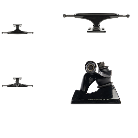 Tensor Alloy Skateboard Trucks - Black/Black 5.25"