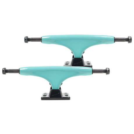 Tensor Alloys Skateboard Trucks - Teal/Black 5.25''