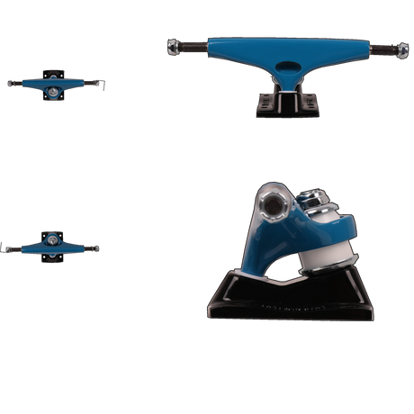 Tensor Alloys Skateboard Trucks - Teal/Black 5.25''